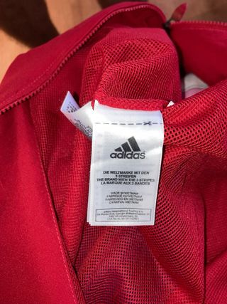 Chaqueta Adidas vintage roja