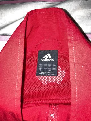 Chaqueta Adidas vintage roja