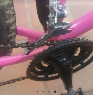 Bicicleta montaña rosa