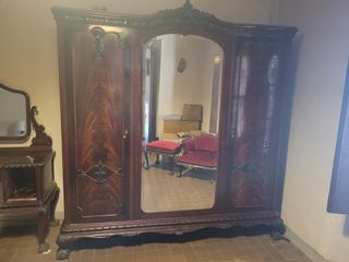 Dormitorio antiguo de caoba- S XIX