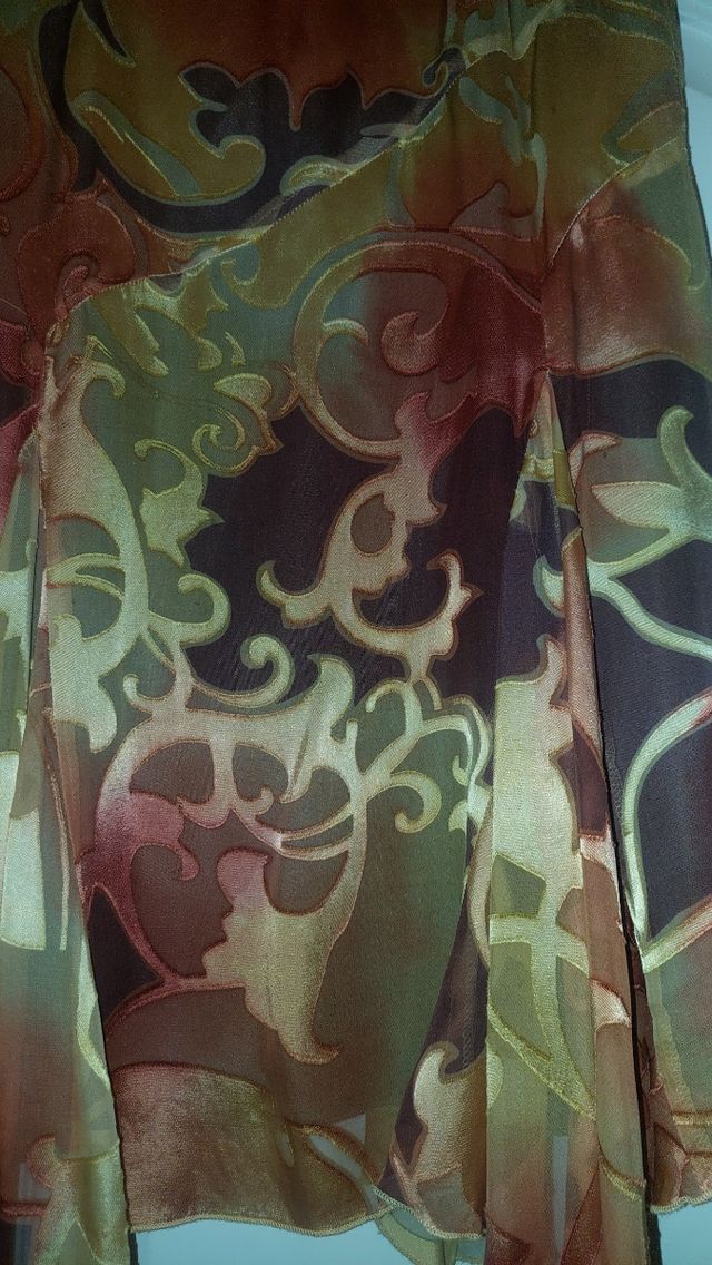 Falda  marrón-naranja El Corte Inglés