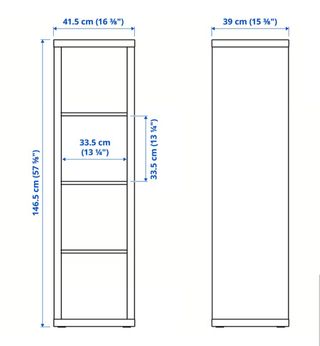 Estantería Kallax Ikea blanca