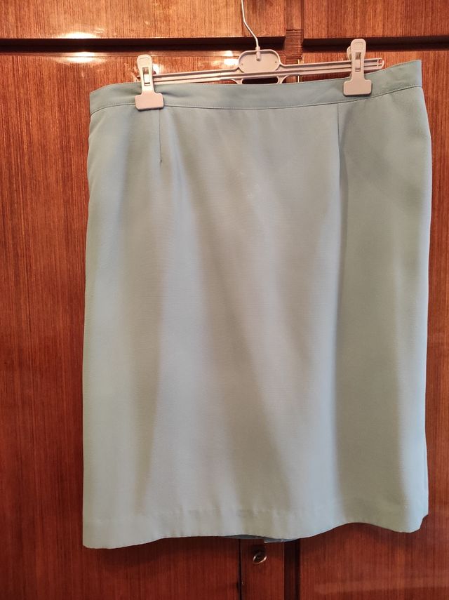 Traje falda mujer - Verde turquesa - Talla 54