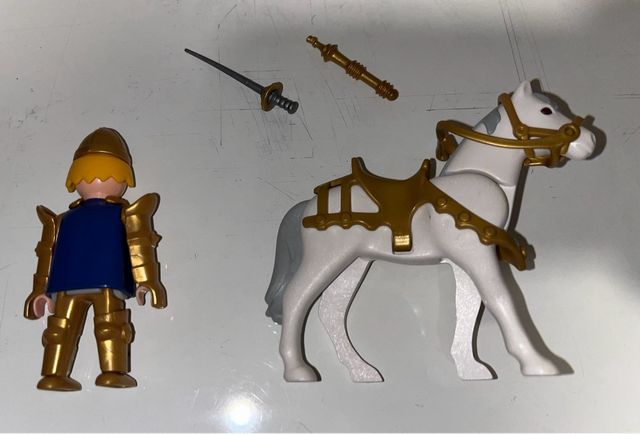 2 Guerreros Medieval Playmobil 
