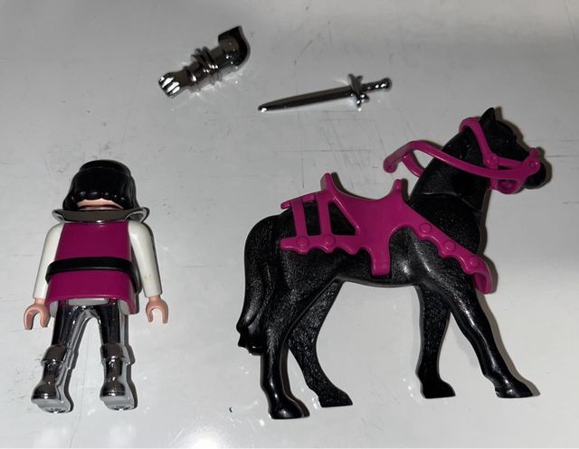 2 Guerreros Medieval Playmobil 