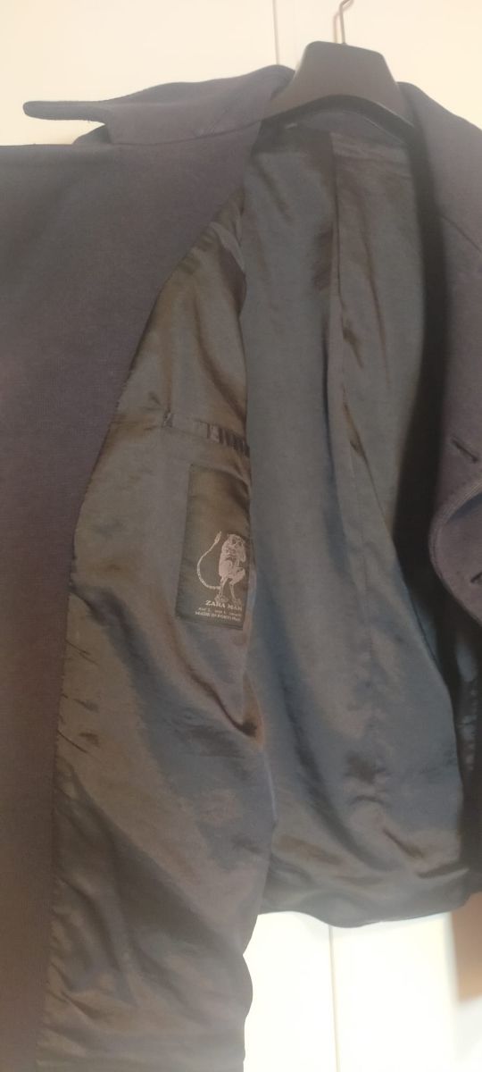 Gabardina azul - Talla S