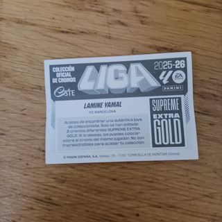 Cromo Lamine Yamal Supreme Gold