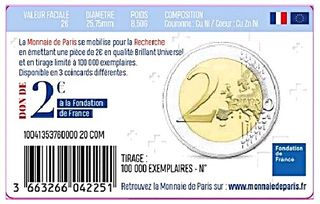 Monedas 2€ Francia 2020: Médicos