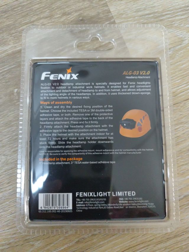 Fenix ALG-03 V2.0 - Soporte Casco