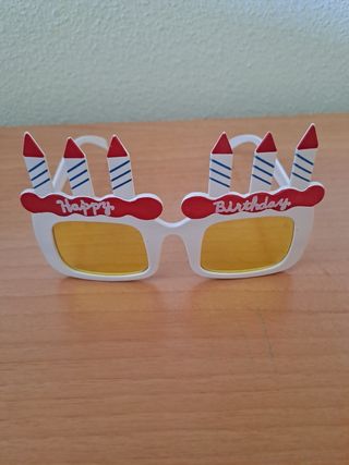 Gafas fiesta cumpleaños