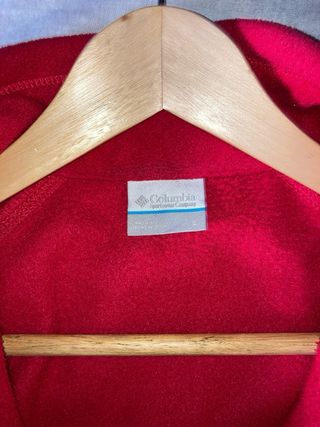 Chaqueta polar Columbia roja