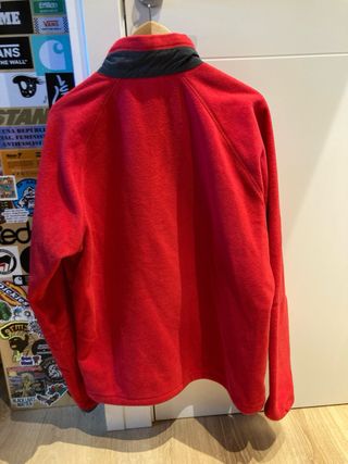 Chaqueta polar Columbia roja