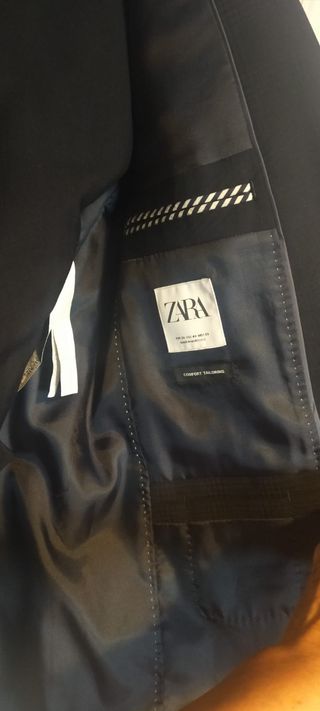 Traje negro hombre