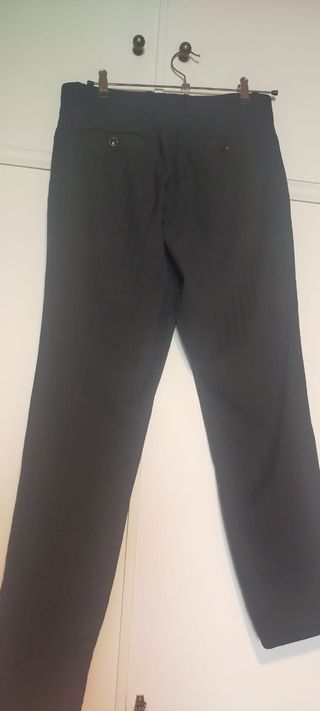 Traje negro hombre