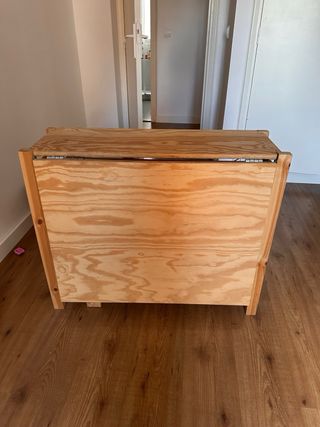 Mesa plegable madera 91x70cm
