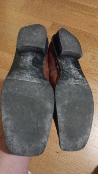 Scarpe Pelle Vintage Marrone