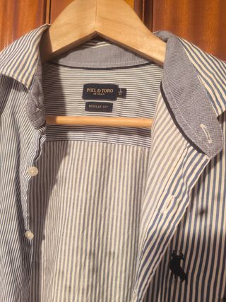Camisa Piel de Toro | Azul Rayas