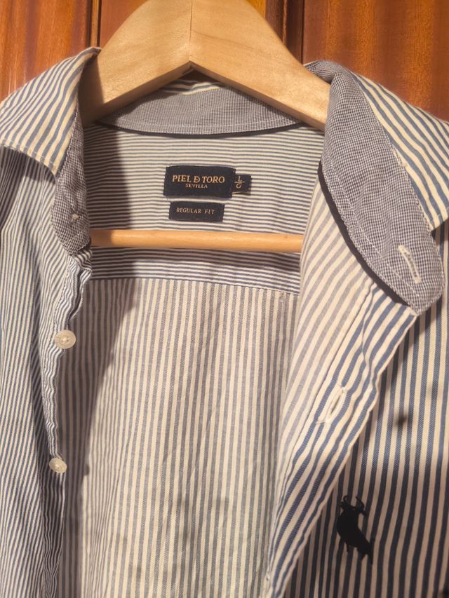 Camisa Piel de Toro | Azul Rayas