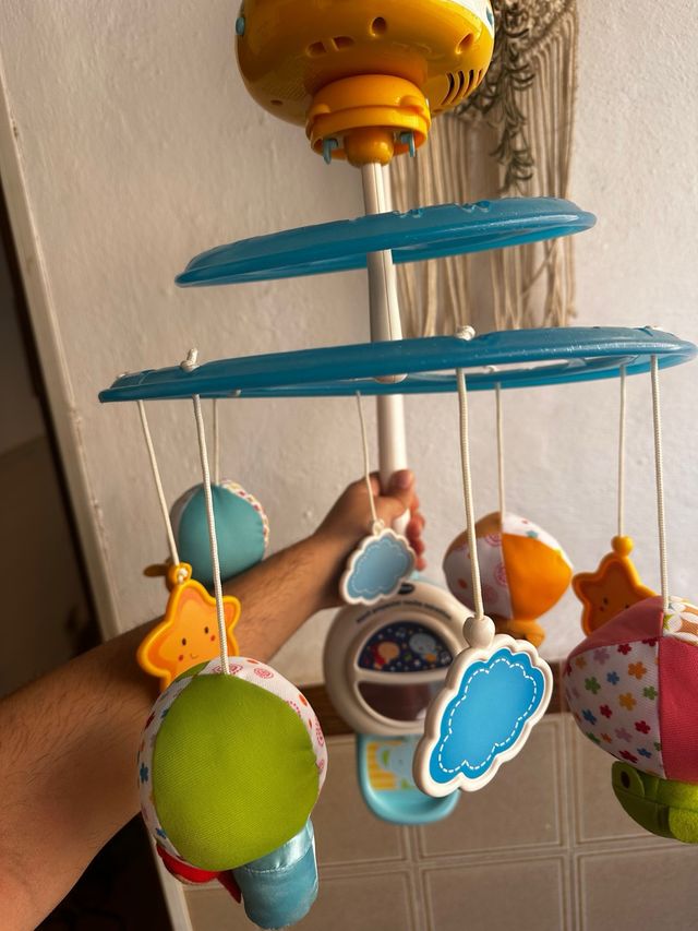 Carrusel musical cuna bebé