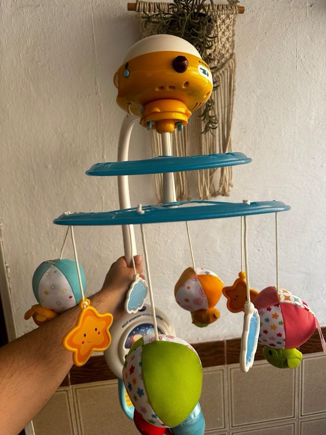 Carrusel musical cuna bebé