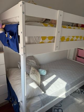 Litera blanca Ikea - cama infantil 