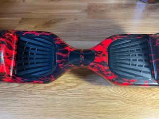 Hoverboard Rojo con llamas