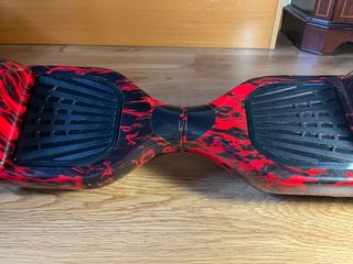 Hoverboard Rojo con llamas