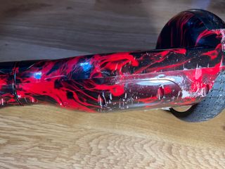 Hoverboard Rojo con llamas