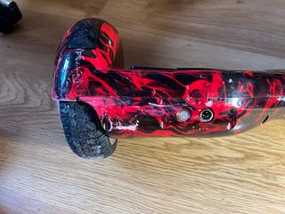 Hoverboard Rojo con llamas