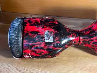 Hoverboard Rojo con llamas
