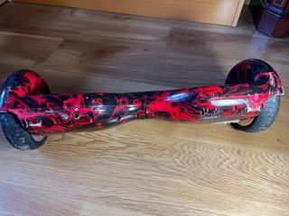 Hoverboard Rojo con llamas