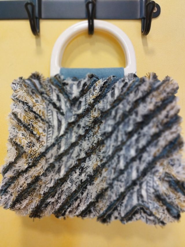 Bolso de seda , patchwork.