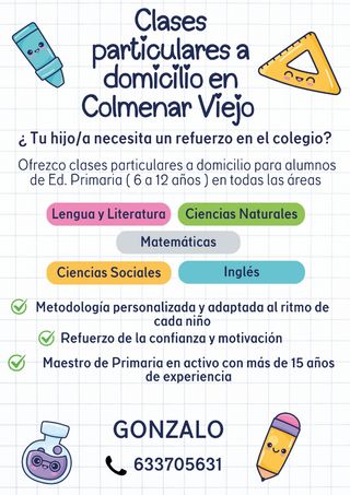 Profesor Particular a domicilio