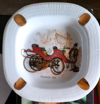 Juego de whisky y cenicero Limoges