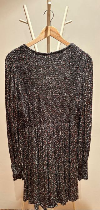 Vestido otoñal flores 