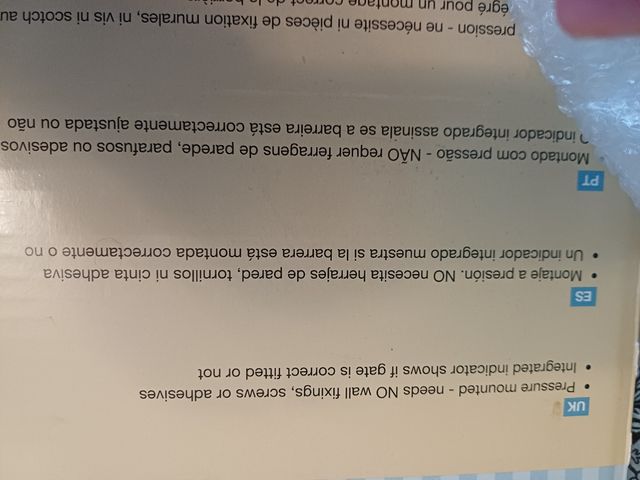 Barrera seguridad bebé - Gris