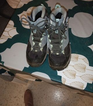 Botas montaña mujer gris-negro