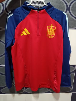 Chandal España Adidas - Rojo-Azul