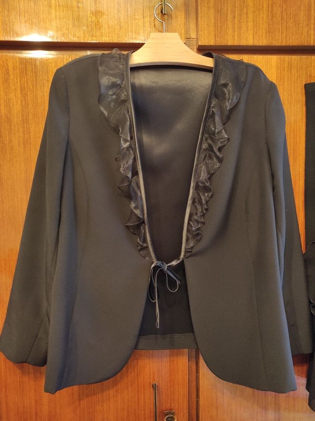 Traje mujer ceremonia negro 5XL