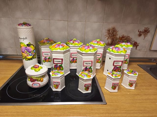 Especiero Cerámica Vintage - 13 botes