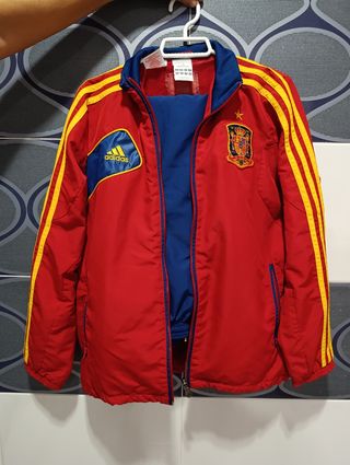 Chándal España Adidas Rojo-Azul
