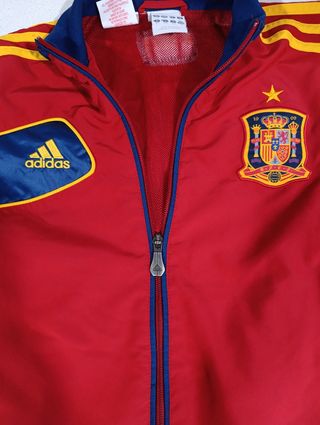 Chándal España Adidas Rojo-Azul