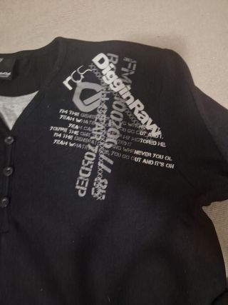 Camiseta negra DesignRaw - Talla L