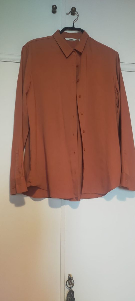Camisa Uniqlo mujer - Naranja
