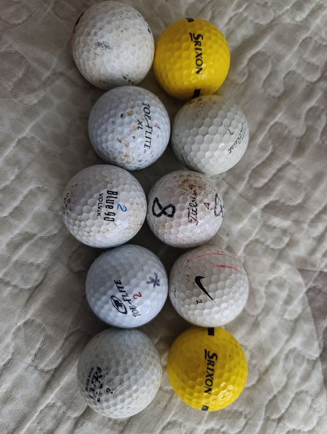 10 Pelotas Golf usadas