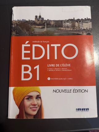 EDITO B1 ELEVE+DVD ROM ED.18