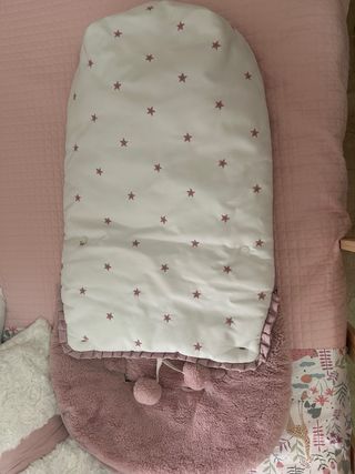 Saco Invierno para silla de carro Rosa - Estrellas