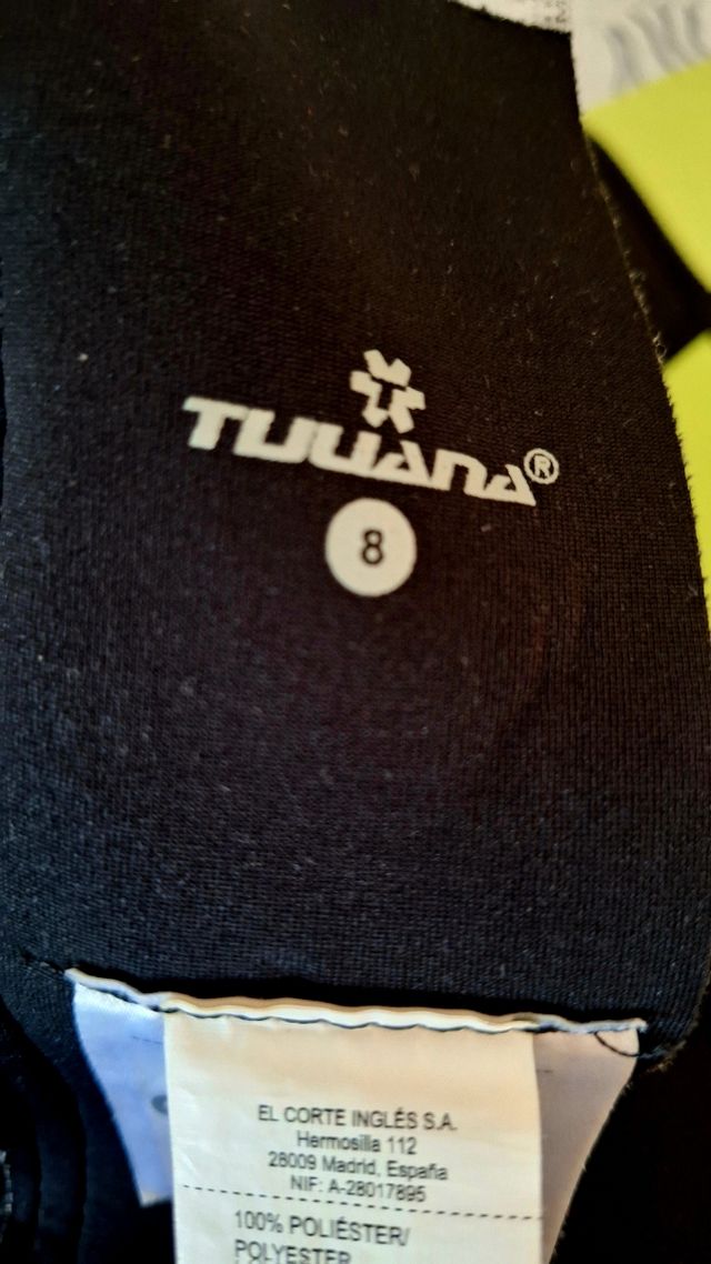 Neopreno infantil talla 8