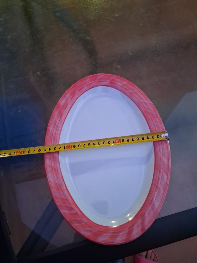 Bandeja Melamina Ovalada