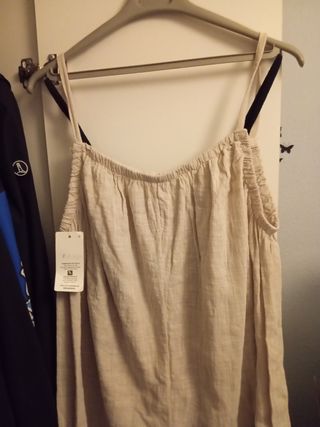 Monos 1 negro,y otro de color crema,  tirantes - p